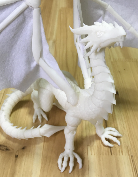 articulated dragon stl files, articulated dragon 3d prints, best articulated dragon 3d prints