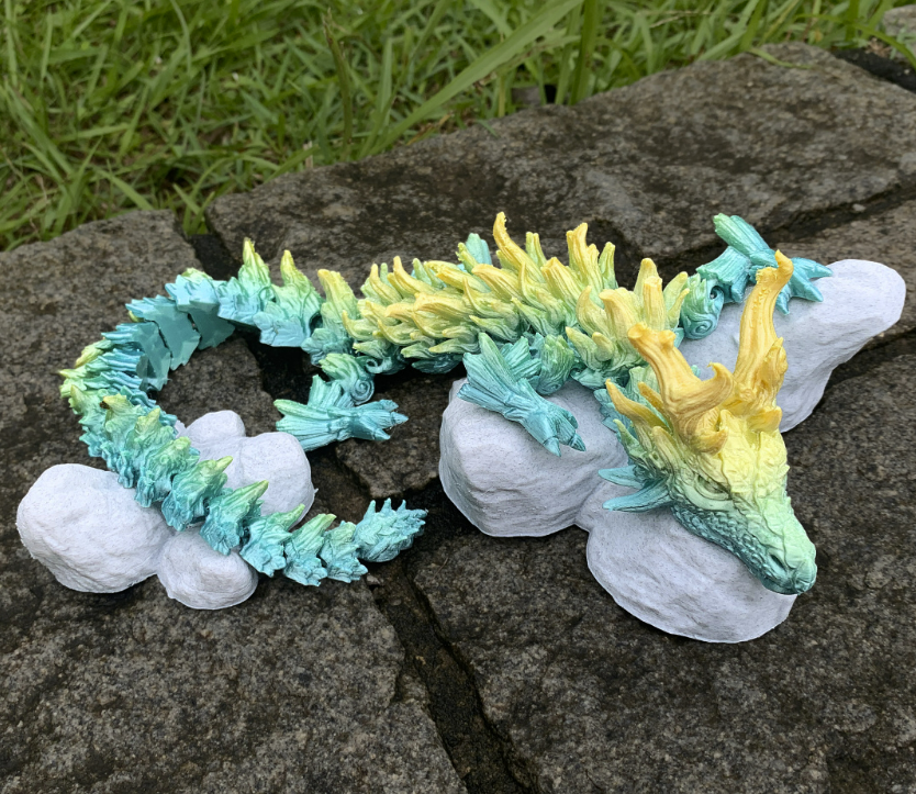 articulated dragon stl files, articulated dragon 3d prints, best articulated dragon 3d prints