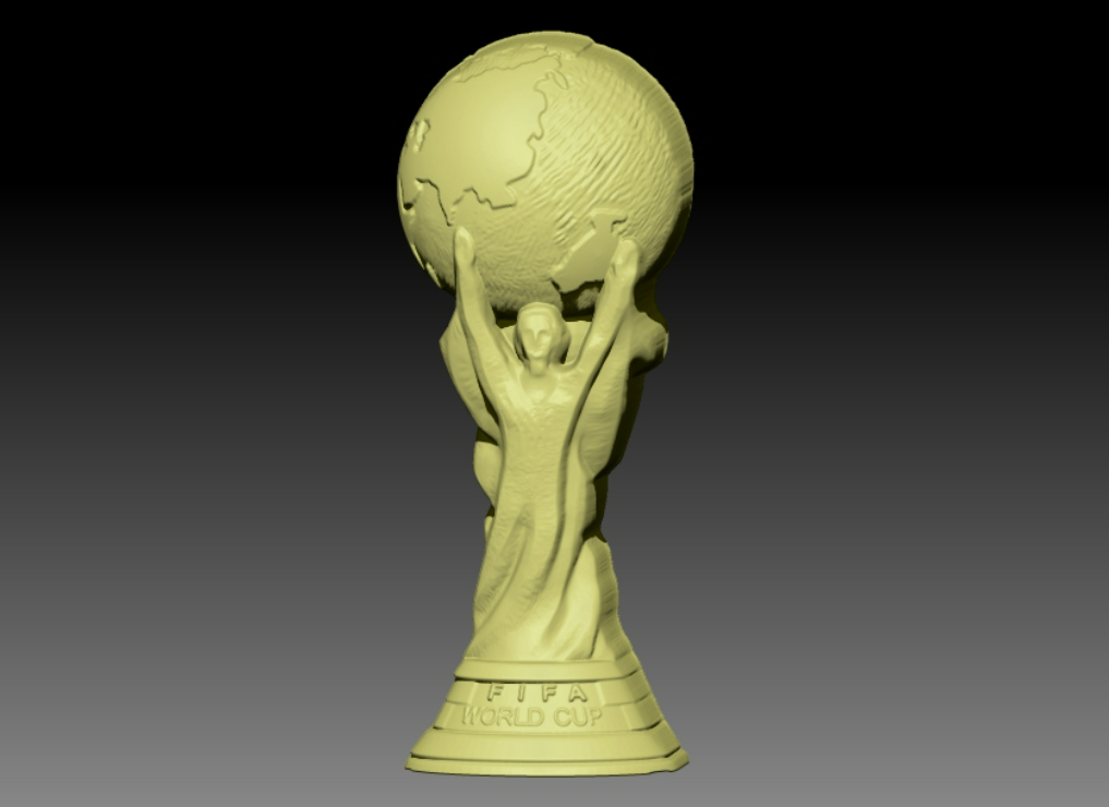 fifa world cup 2022, fifa world cup, 3d printed fifa world cup trophy