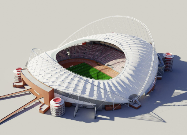 fifa world cup 2022, fifa world cup, 3d printed fifa world cup stadium