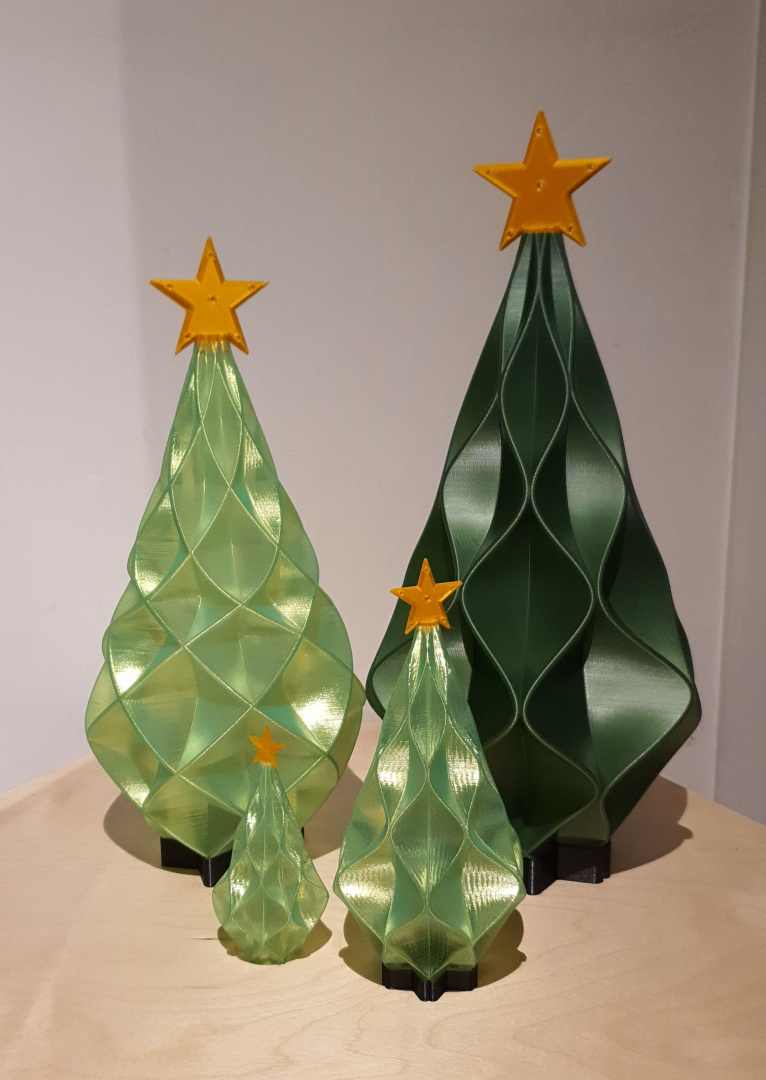 3d printed christmas ornaments, 3d printed christmas tree